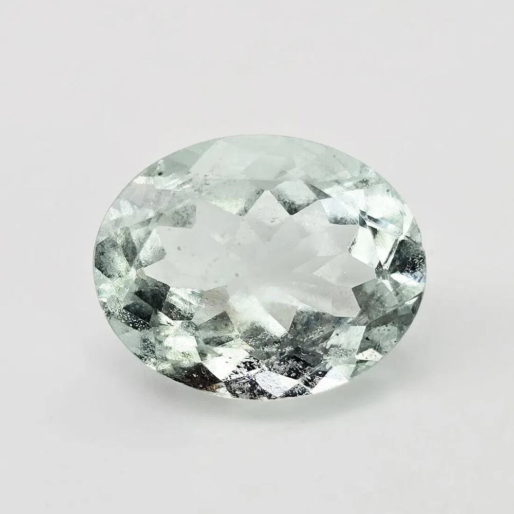 Natural Aquamarine, 4.80 ct, Oval Cut, 13x10.4mm, Untreated